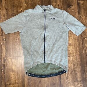 Men's De Marchi Wool Blend Zip-Front Cycling Jersey